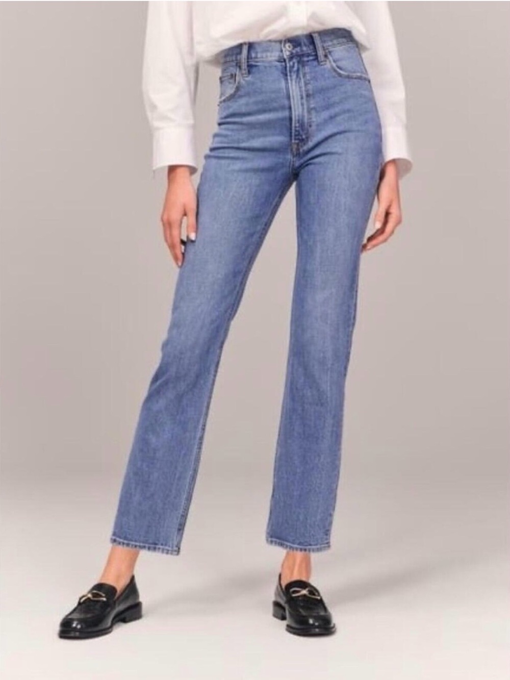Abercrombie & Fitch The Ankle Straight Jean